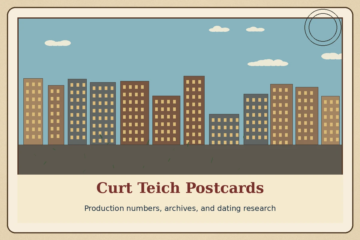 Curt Teich Postcards: Researching Production Numbers