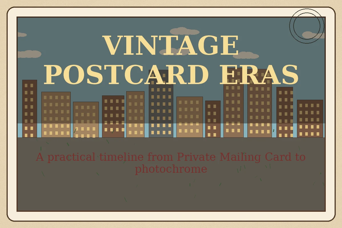 Vintage Postcard Eras: A Practical Timeline