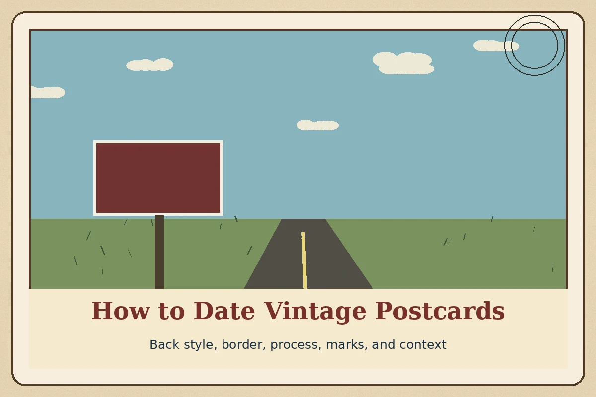 How to Date Vintage Postcards