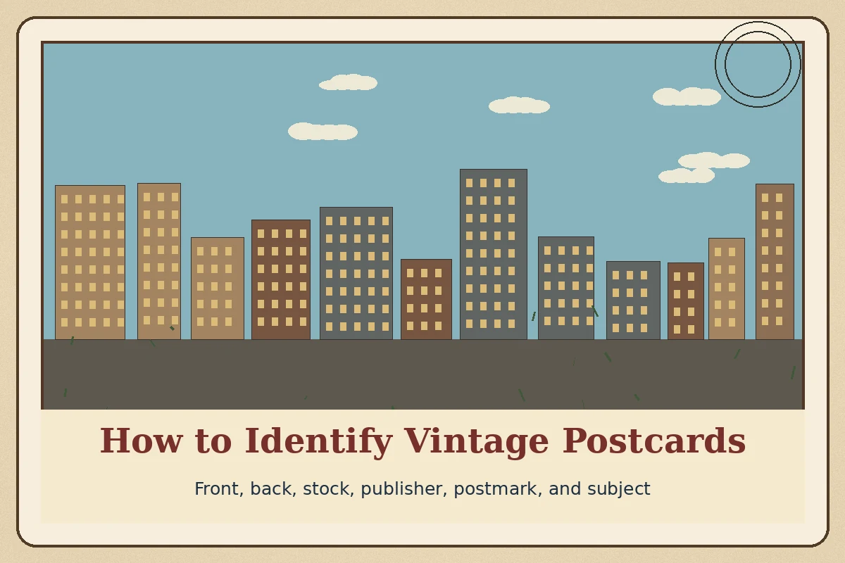 How to Identify Vintage Postcards